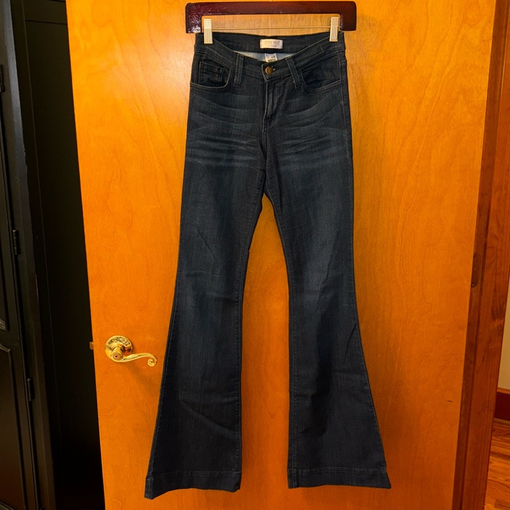 JUDY BLUE dark wash denim flare bootcut jeans - size 1
